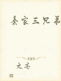 秦家三兄弟