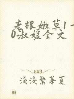 老根嫩草1一40淑媛全文封面