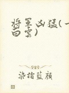将军凶猛(一朵白云)封面
