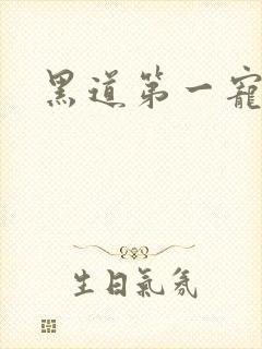 黑道第一宠婚封面