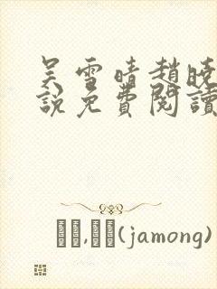 吴雪晴赵晓东小说免费阅读