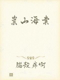 崇山海棠封面
