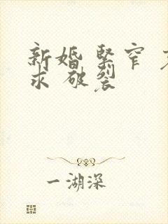 新婚 紧窄 哀求 破裂
