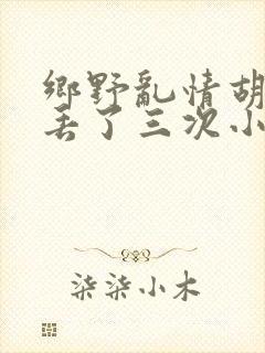 乡野乱情胡秀英丢了三次小说