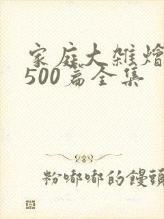 家庭大杂烩小说500篇全集