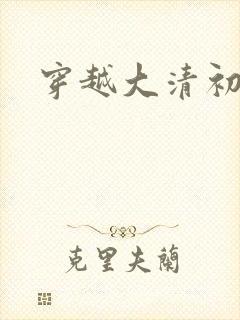 穿越大清初年