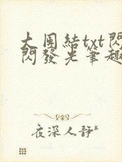 大团结txt闪闪发光笔趣阁