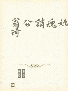 翁公销魂姚瑶琦琦