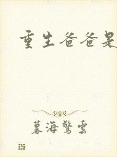 重生爸爸是闺蜜封面