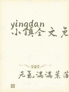 yingdan小镇全文免费阅读笔趣阁