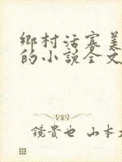 乡村活寡美人沟的小说全文免费阅读的封面