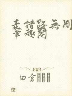 走错路无删减版笔趣阁封面