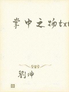 掌中之物txt