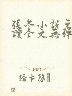 张冬小说免费阅读全文无弹窗