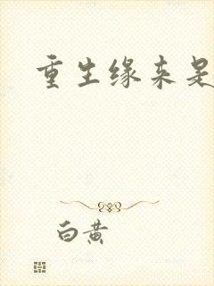 重生缘来是你