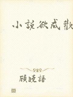 小说欲成欢