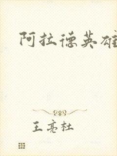 阿拉德英雄传封面