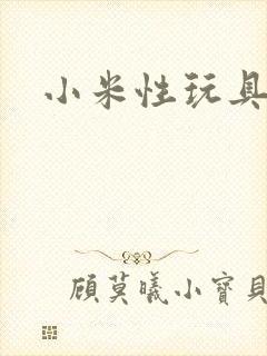 小米性玩具日记