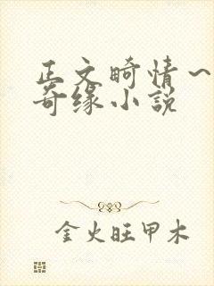 正文畸情～内裤奇缘小说封面