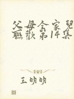 父母全家儿女大联欢第14集