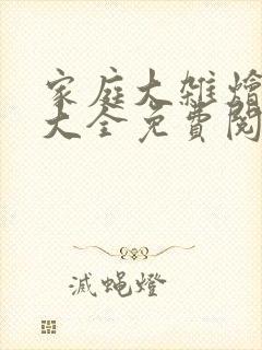 家庭大杂烩小说大全免费阅读封面