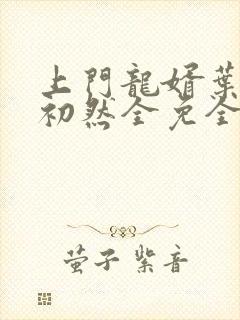 上门龙婿叶辰萧初然全免全集