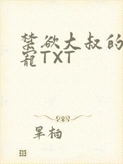 禁欲大叔的心尖宠TXT