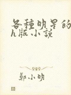 各种明星的综艺h版小说