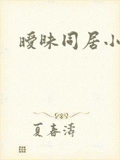 暧昧同居小说封面