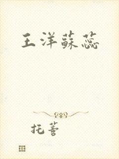 王洋苏蕊