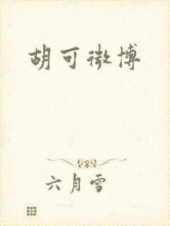 胡可微博