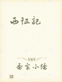 西征记封面
