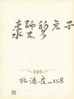 老师的兔子又软水又多