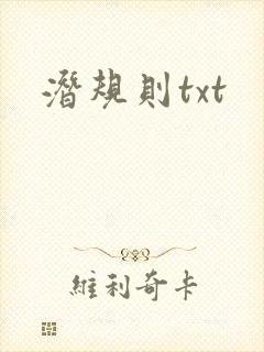潜规则txt