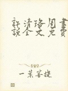 许清珞周聿衡小说全文免费阅读
