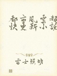 都市风云超前超快更新小说