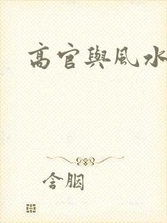 高官与风水封面