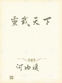 灵武天下封面