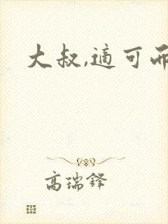 大叔,适可而止封面