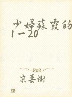 少妇苏霞的沉沦1一20