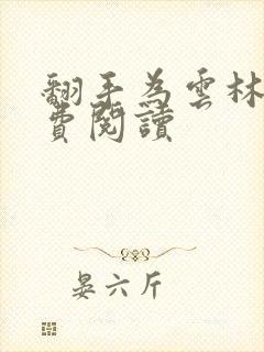 翻手为云林云免费阅读封面