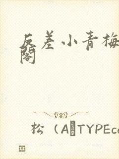 反差小青梅笔趣阁封面