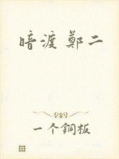 暗渡 郑二封面