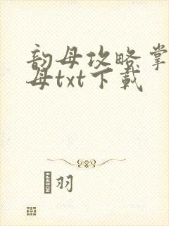 韵母攻略掌中美母txt下载