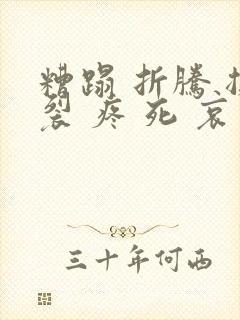 糟蹋 折腾 撕裂 疼 死 哀求