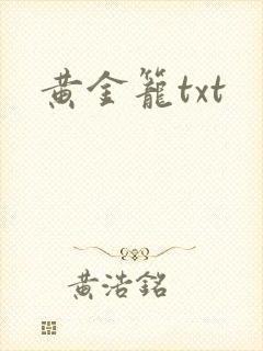 黄金笼txt