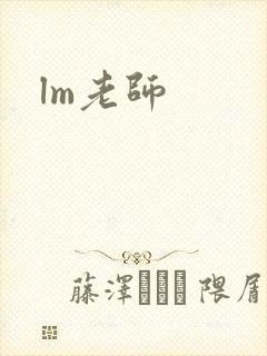 lm老师封面