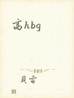 高hbg封面