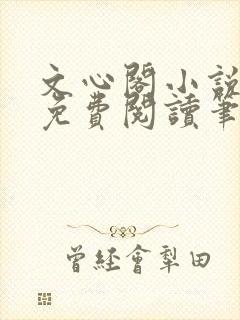文心阁小说全文免费阅读笔趣阁