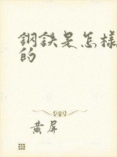 钢铁是怎样练成的封面